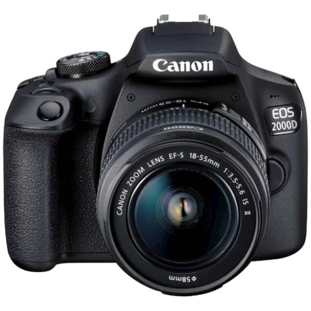 Digitalni fotoaparat CANON EOS2000D z objektivom EFS18-55IS (2728C028AA)