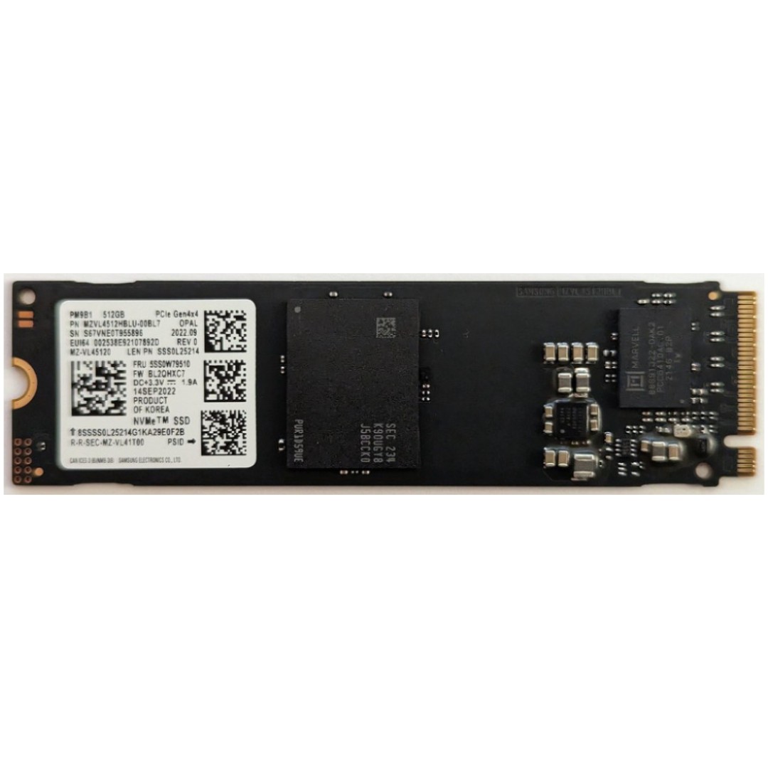 Disk SSD M.2 NVMe PCIe 4.0 512GB Samsung PM9B1 BULK 2280 3600/3000MB/s (MZVL4512HBLU-00B07)