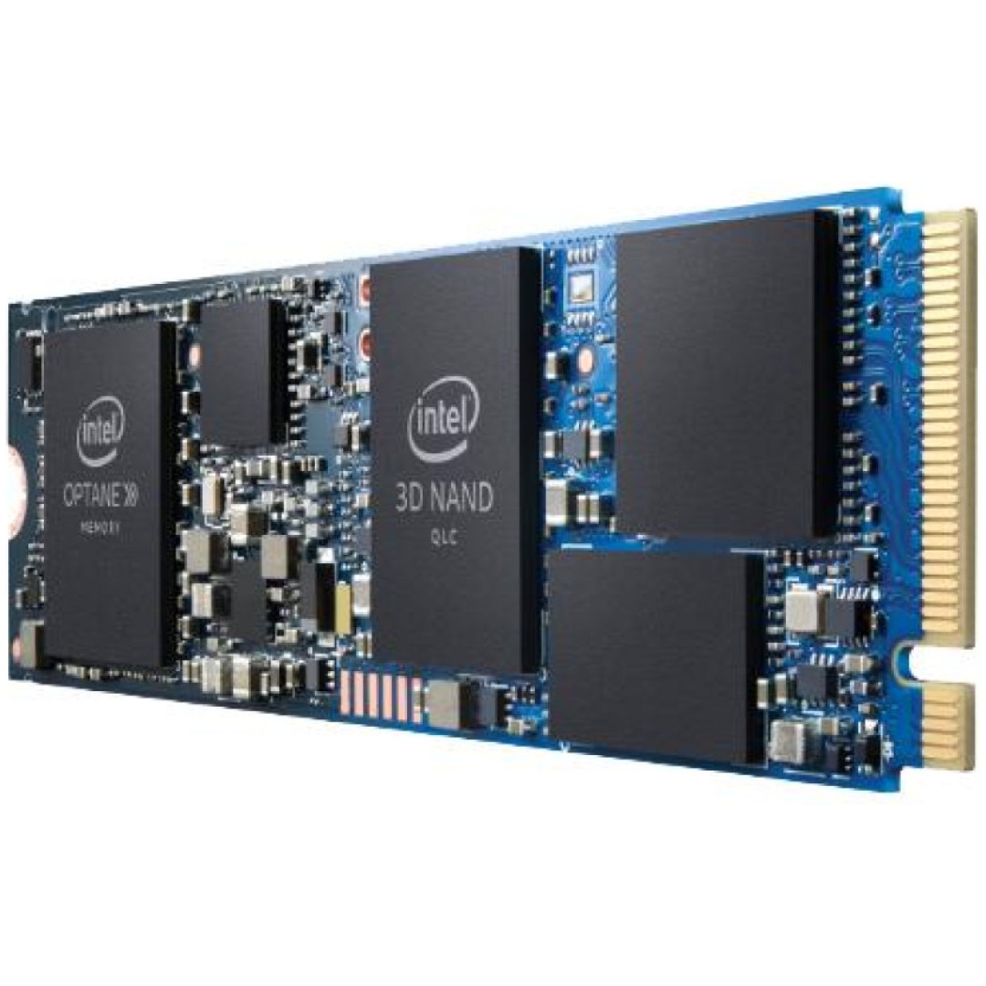 Disk SSD M.2 NVMe PCIe 3.0 1TB + 32GB Intel Optane H10 3D XPoint QLC 2280 2400/1800MB/s (HBRPEKNX0203A01)