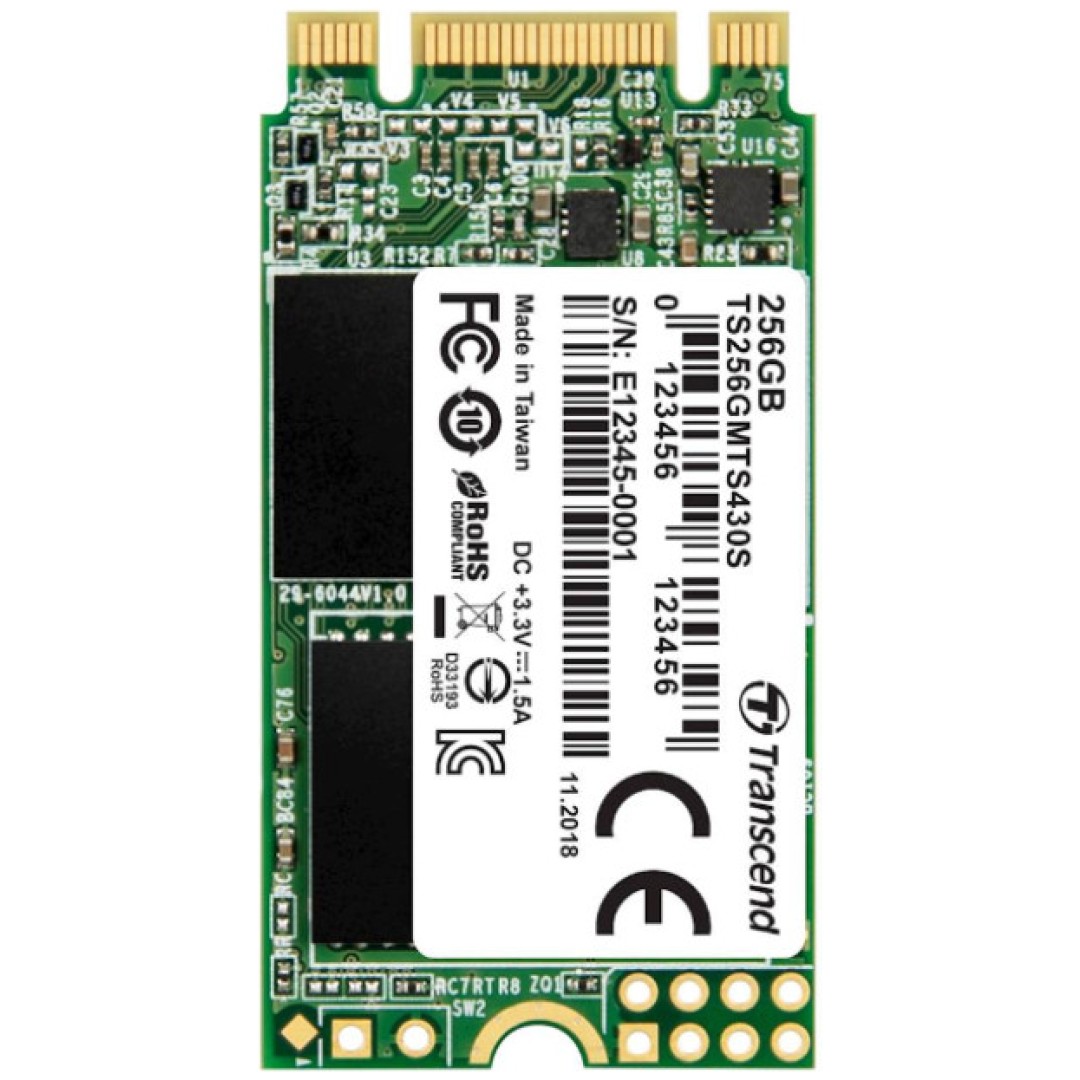 Disk SSD M.2 SATA3 256GB Transcend 430S 3D TLC 2242 550/480MB/s (TS256GMTS430S)