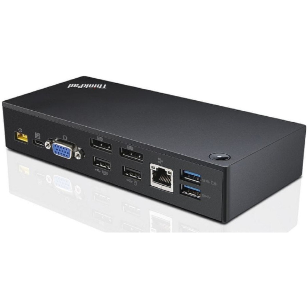 Docking Station RNW ThinkPad USB-C => 3xUSB3.0 2xUSB2.0 1xUSB-C RJ45  2xDisplayPort  Audio Lenovo + 90W napajalnik priložen/A+