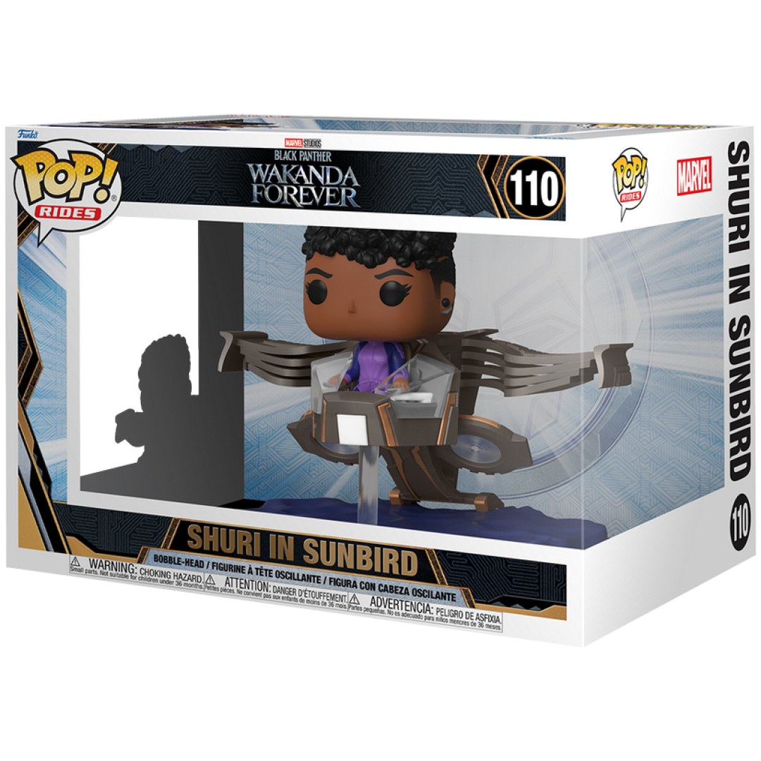 FUNKO POP RIDES SUPER DELUXE: BLACK PANTHER - SHURI IN SUNBIRD