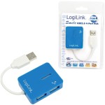 HUB USB 2.0 4portni LogiLink SMILE moder