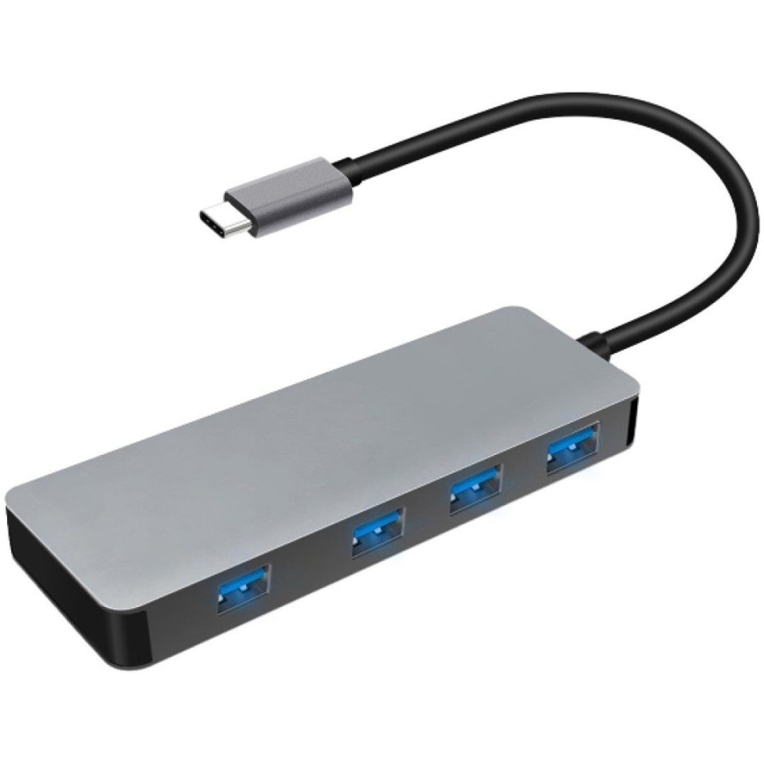 HUB USB-C => 4x USB 3.0 tip A Platinet (PMMA9071)