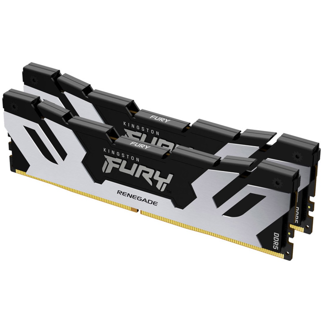 KINGSTON Fury Renegade Silver 32GB (2x16GB) 6400MT/s DDR5 CL32 XMP KF564C32RSK2-32 RGB ram pomnilnik