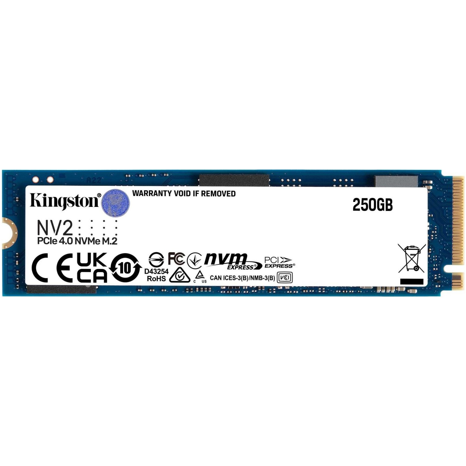 KINGSTON NV2 250GB M.2 PCIe 4.0 NVMe (SNV2S/250G) SSD