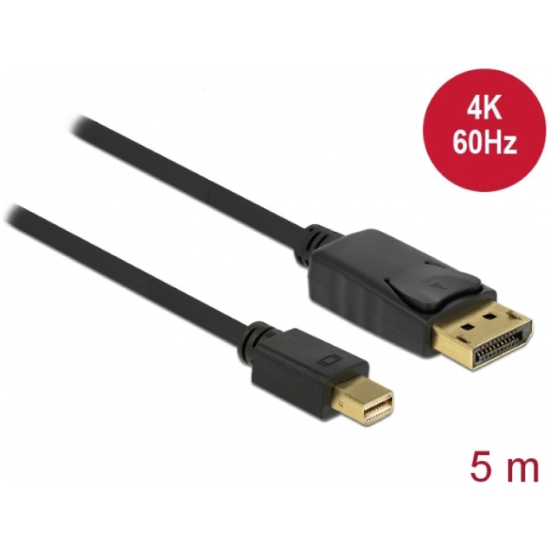 Kabel DisplayPort mini (m) => DisplayPort (m) 5
