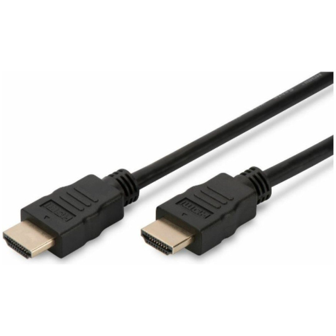 Kabel HDMI(m) => HDMI (m) 3.0m Digitus z mrežno povezavo črn High Speed Ultra HD 4K