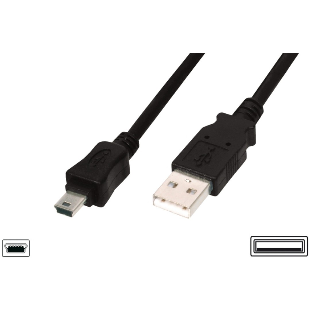 Kabel USB A => B Mini 5pin 1