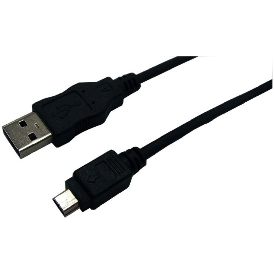 Kabel USB A => B Mini 5pin 1.8m LogiLink (CU0014)