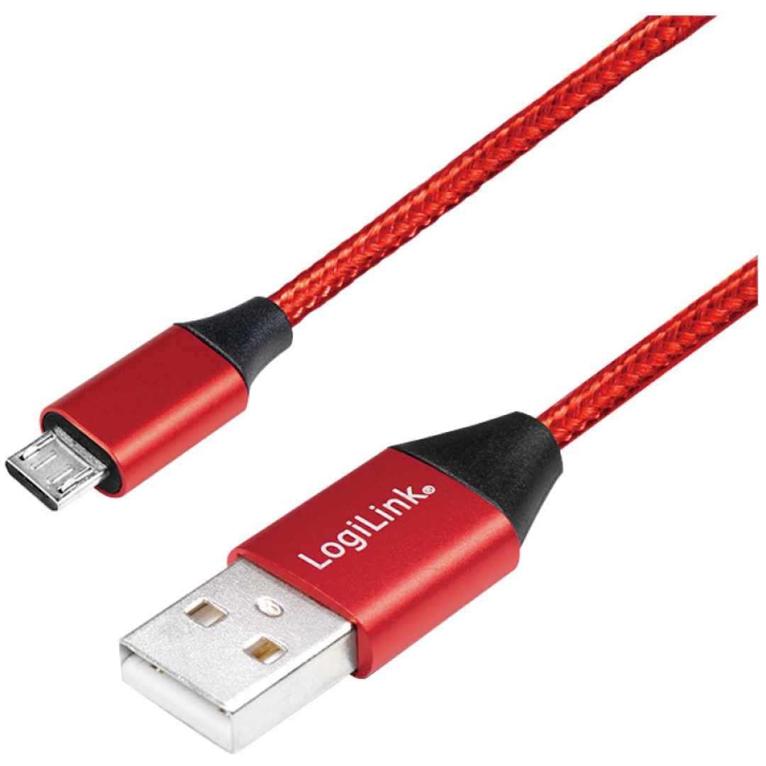 Kabel USB A => B micro tekstil ovoj 0