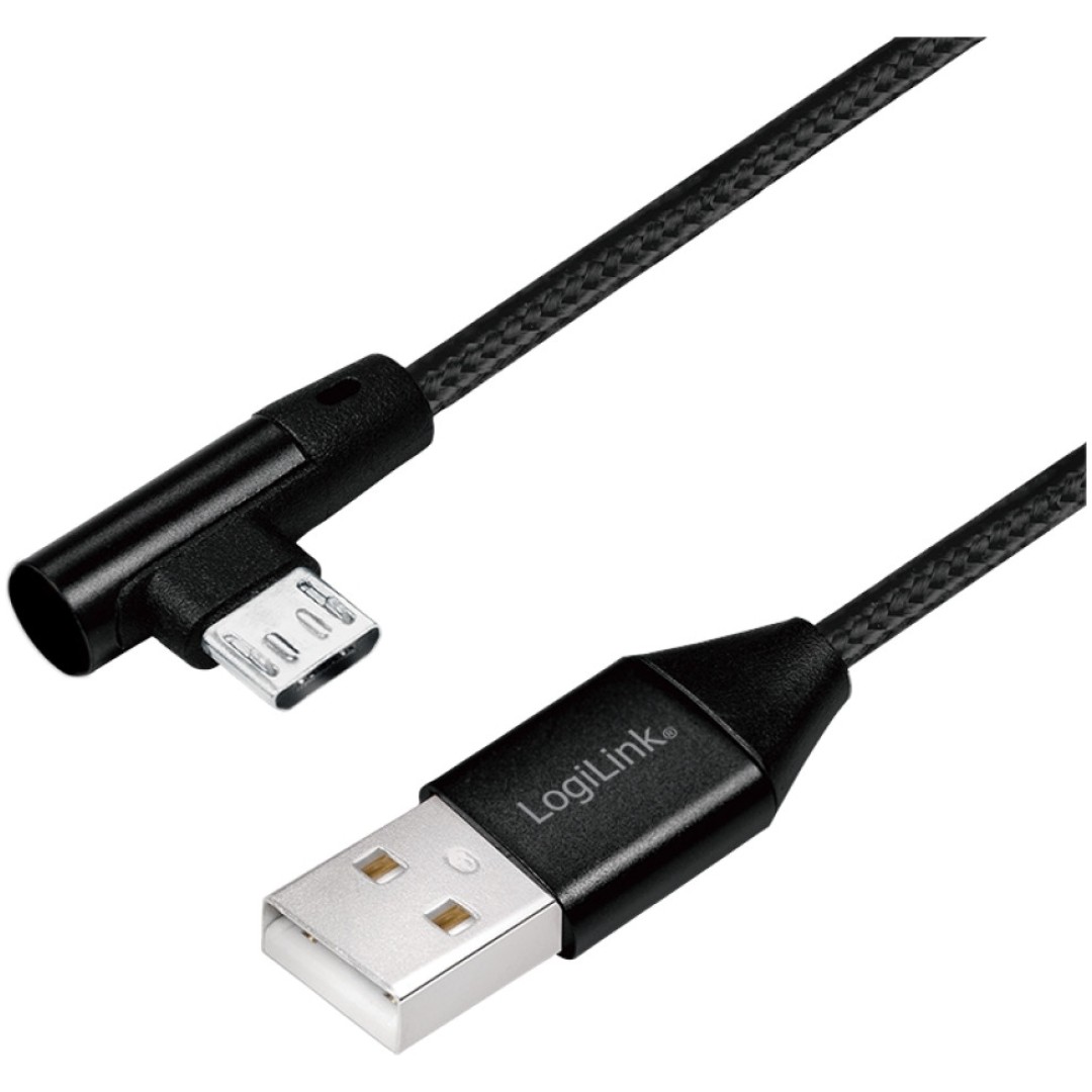 Kabel USB A => B micro tekstil ovoj 1