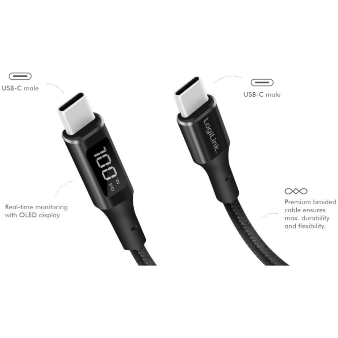 Kabel USB-C => USB-C 2.0 E-mark 1