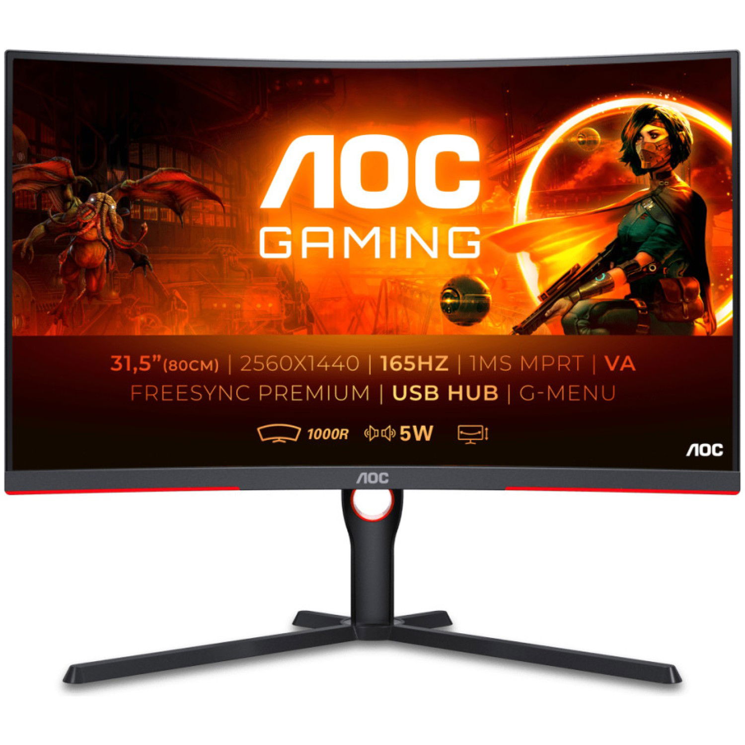 aoc 31 5 curved