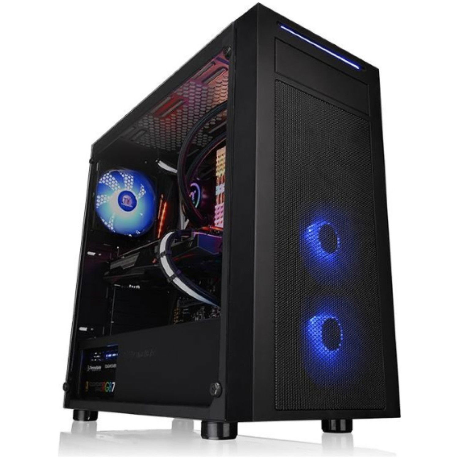 Ohišje Thronmax Versa J22 MidiATX - črna RGB