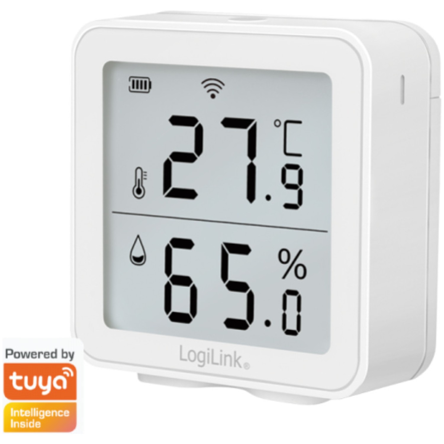 Pametna hiša - WiFi prikazovalnik temperature in vlažnosti LogiLink (SC0116)