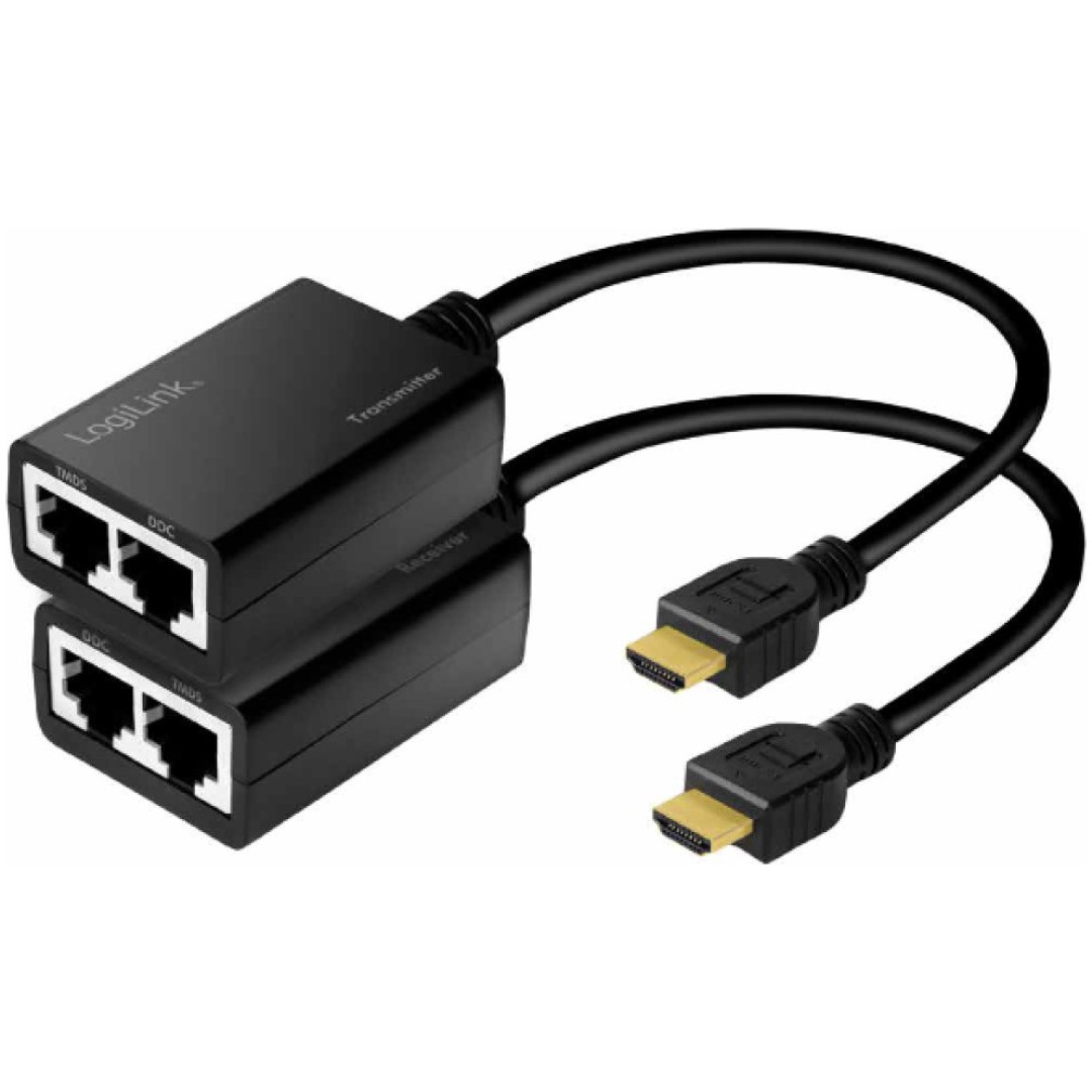 Podaljševalec signala - Line extender - LAN HDMI - do 30m LogiLink (HD0021)