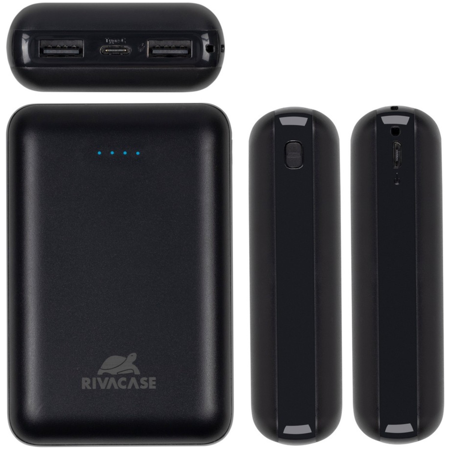 Prenosna baterija Rivacase VA2412 10.000 mAh 2x USB-A USB-C USB-B