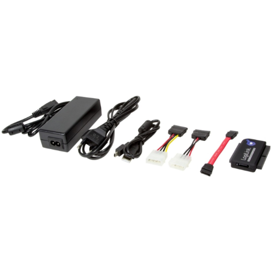 Pretvornik USB  IDE/SATA za HDD LogiLink AU0006C bipolar napajalni kabel