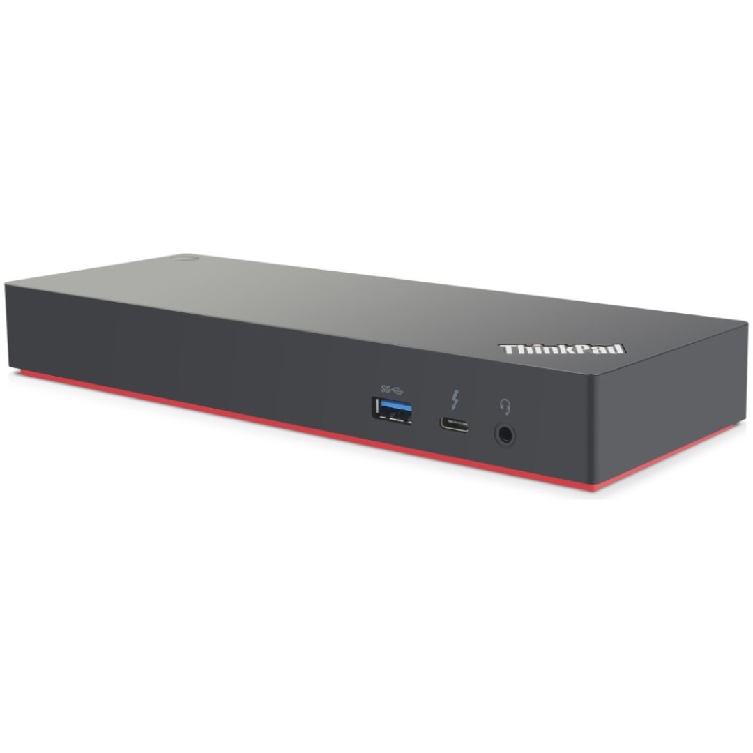 Priklopna postaja USB-C => Lenovo Thunderbolt 3 Gen2 EU 5x USB 3.1 1x USB-C 2xHDMI 2xDisplayPort LAN (40AN0135EU)