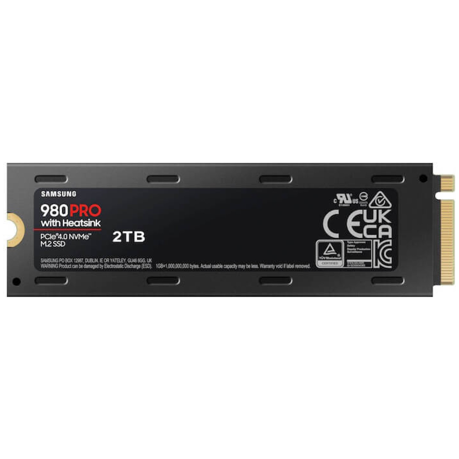 SAMSUNG 980 PRO 2TB M.2 PCIe 4.0 NVMe 1.3c (MZ-V8P2T0CW) SSD