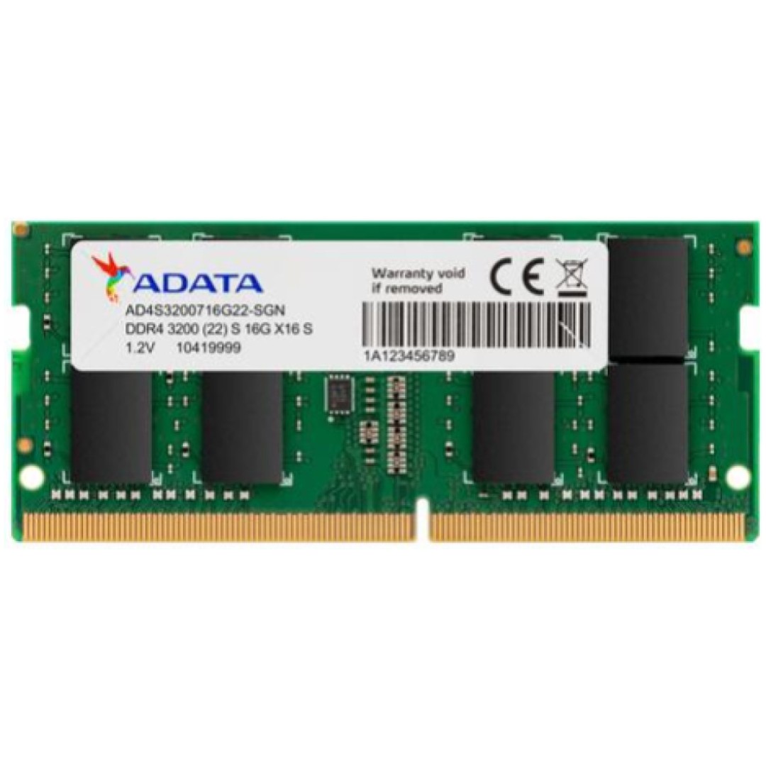 SO-DIMM DDR4 8GB 3200MHz CL22 Single (1x 8GB) Adata Value 1