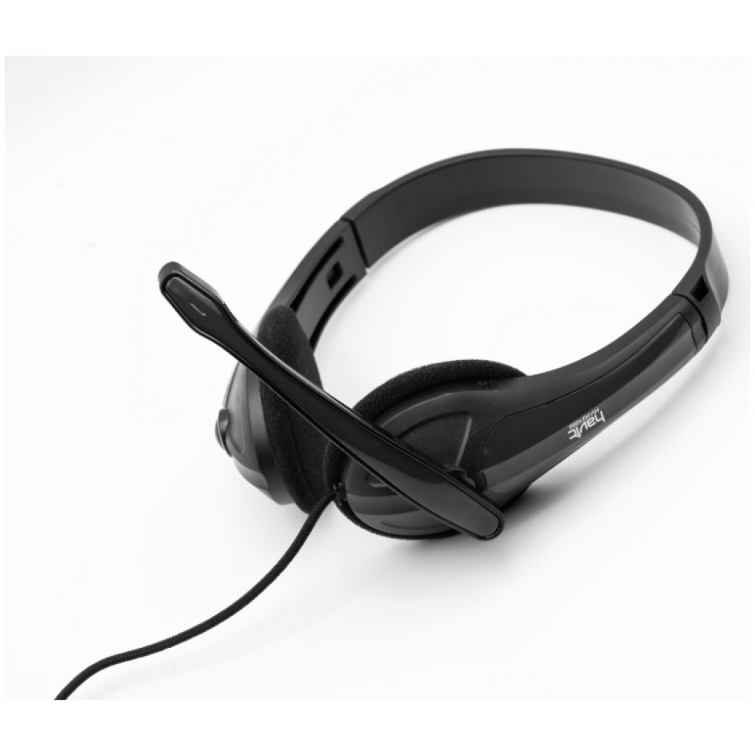 Slušalke HAVIT 3.5 HV-H2105D Basicline z mikrofonom črno sive