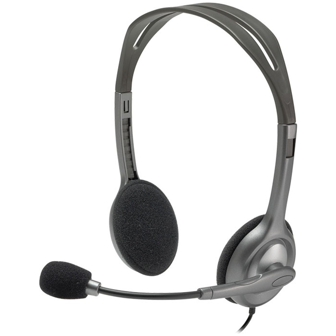 Slušalke Logitech 3.5 H110 stereo z mikrofonom (981-000271)