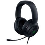 Slušalke žične naglavne USB 7.1 Razer USB Kraken V3 X 50 mm zvočniki z mikrofonom (RZ04-03750100-R3M1)