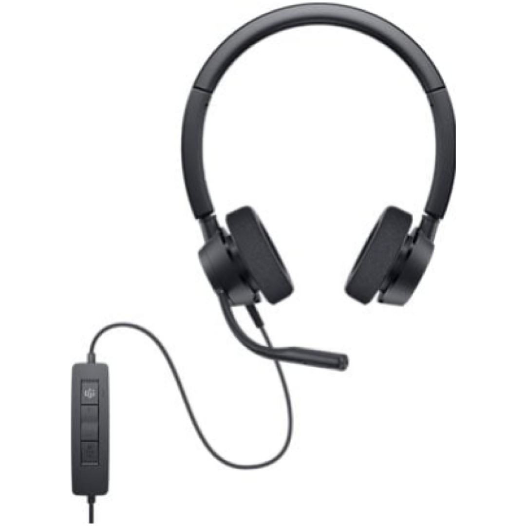 Slušalke žične naglavne USB stereo Dell Pro WH3022 (DELL-WH3022)