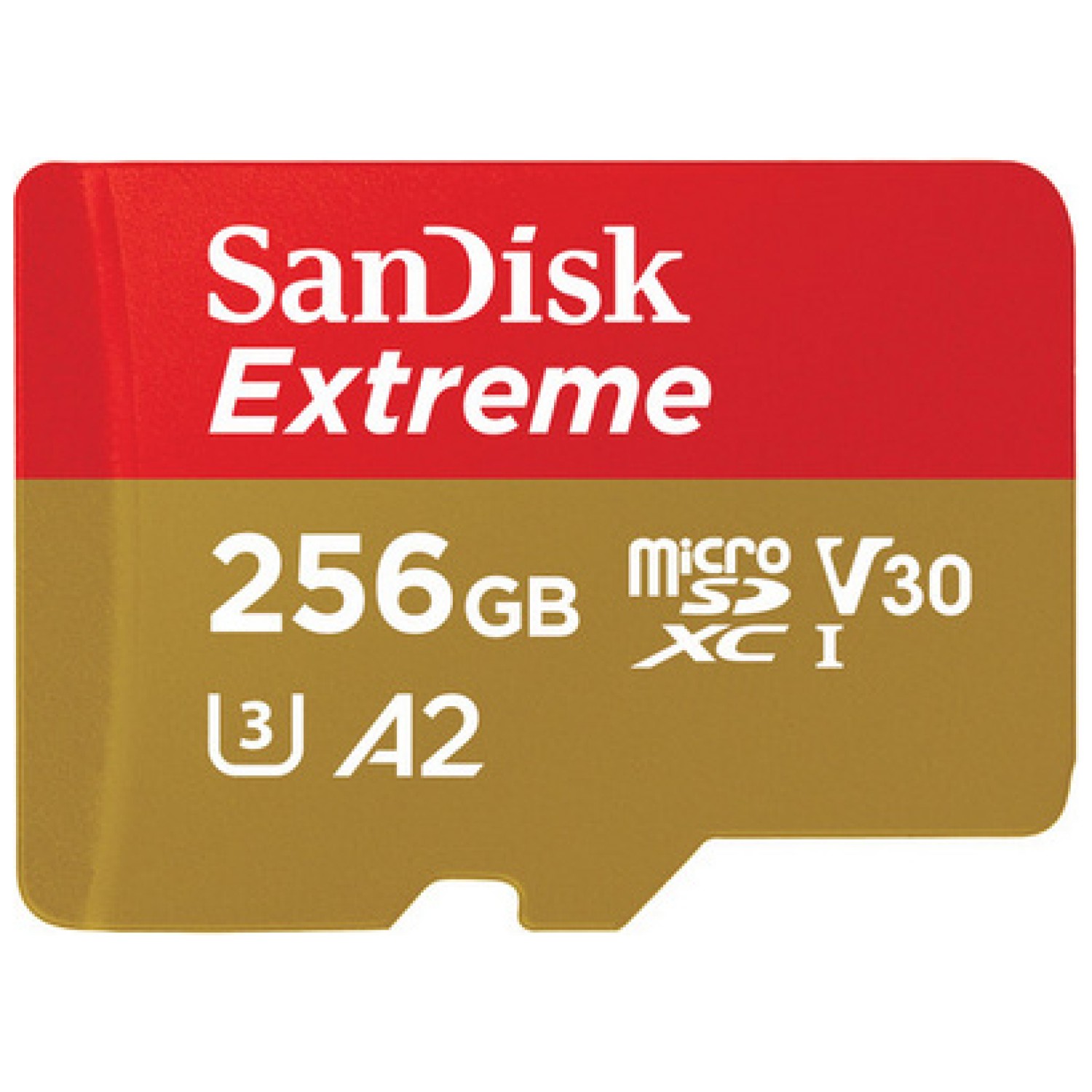 Spominska kartica SDXC-Micro 256GB Sandisk 190MB/s/130MB/s U3 V30 UHS-I +adapter (SDSQXAV-256G-GN6MA)