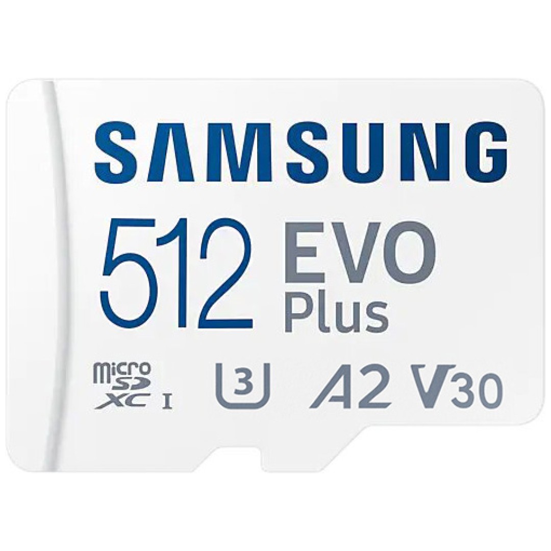 Spominska kartica SDXC-Micro 512GB Samsung Evo Plus 130MB/s/90MB/s U3 V30 UHS-I +adapter (MB-MC512KA/EU)