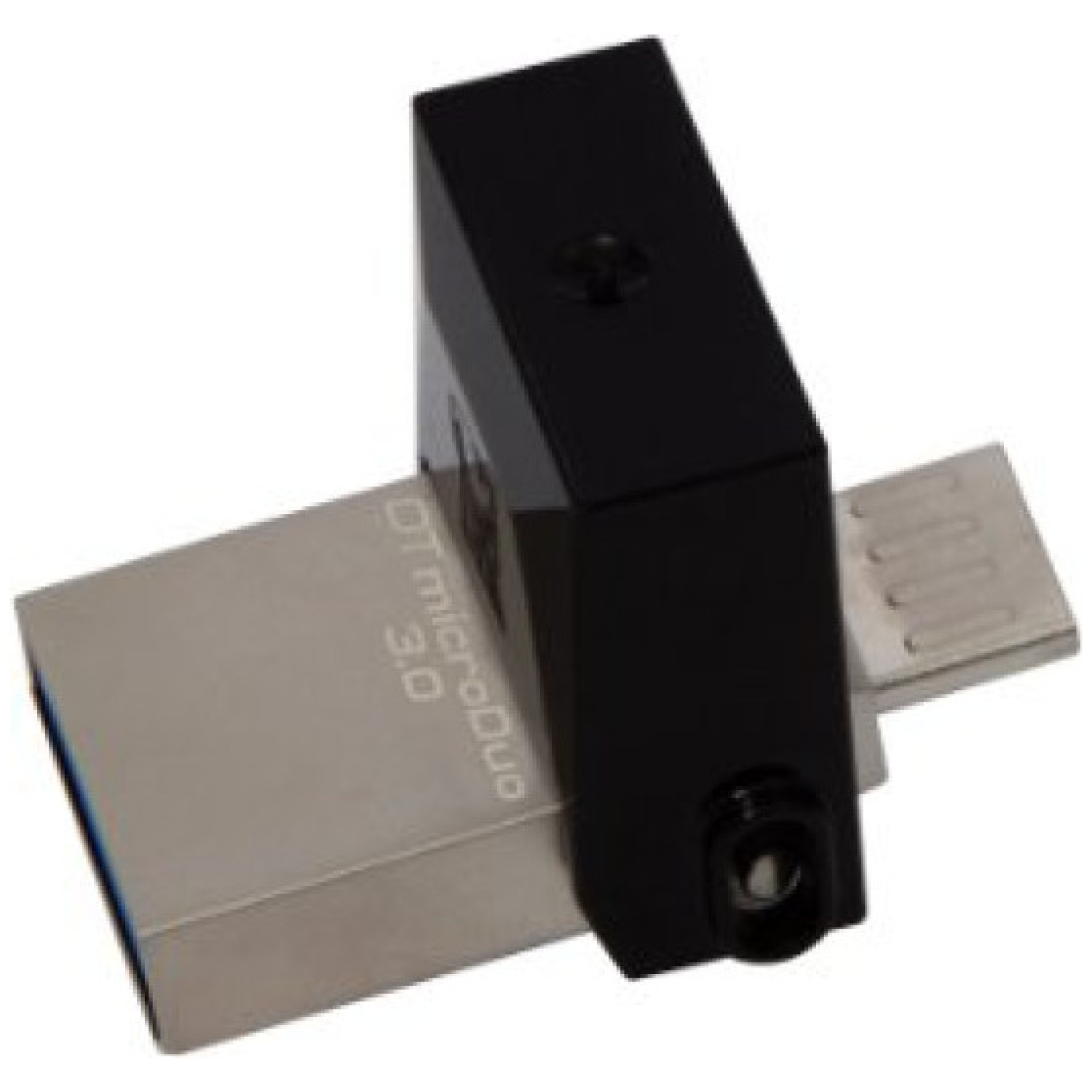 Spominski ključek 16GB USB 3.0 Kingston 70MB/s 10MB/s - plastičen/duo/črn (DTDUO3/16GB)