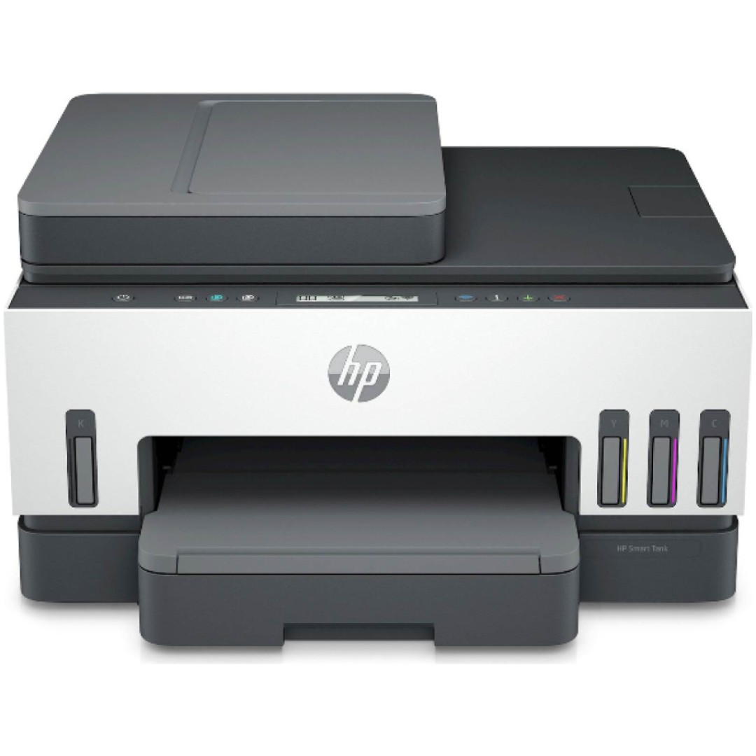 Tiskalnik Brizgalni Barvni Multifunkcijski HP Smart Tank 750 A4/tiskanje/skeniranje/kopiranje/Duplex/Wi-Fi/LAN (6UU47A)