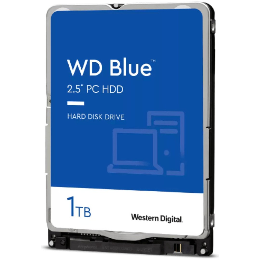 Trdi disk 2.5" 1TB SATA3 - 5400 128MB 7mm WD Blue - OEM (WD10SPZX)