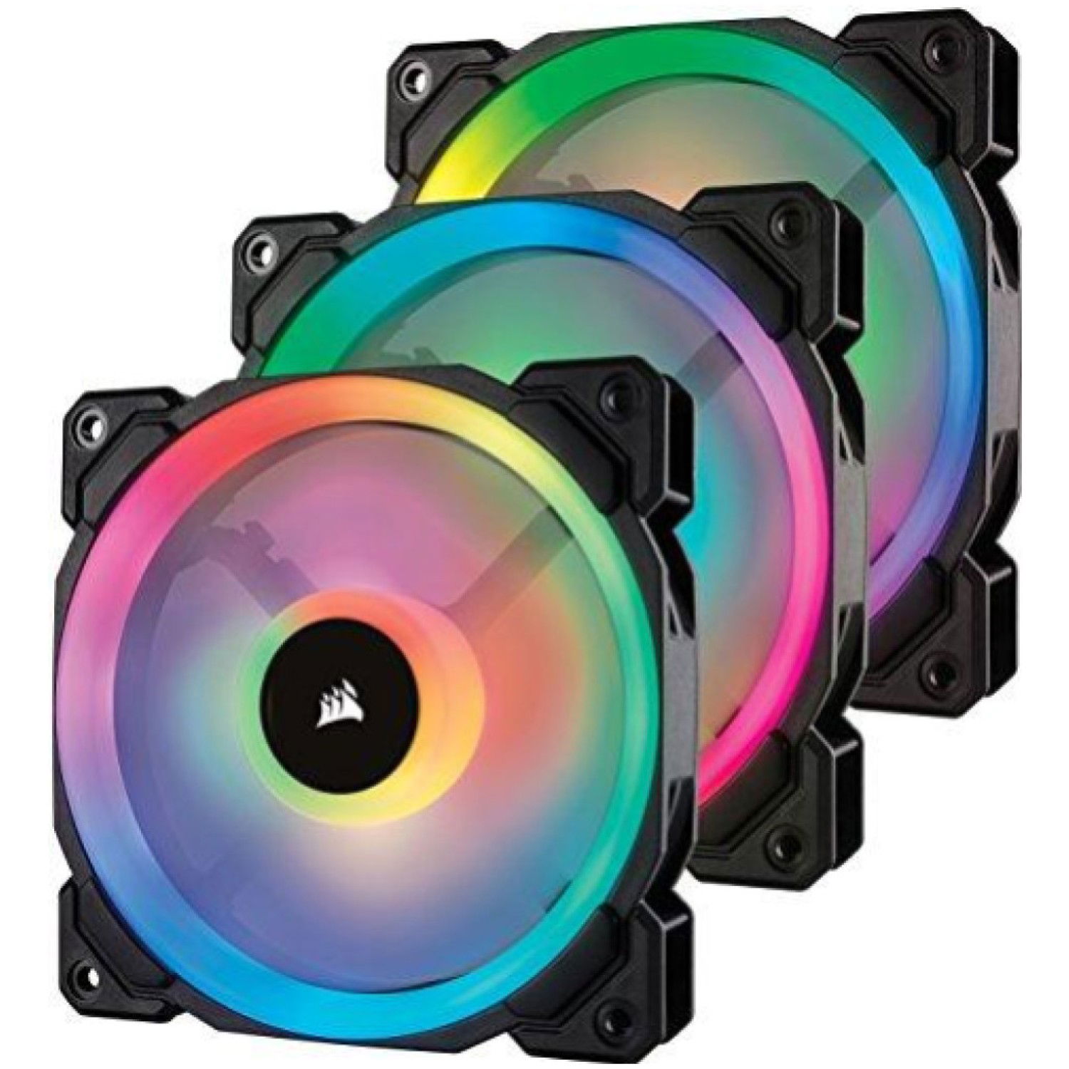 Ventilator 120x120 Corsair LL120 RGB Computer case Fan RGB kit 3 kos (CO-9050072-WW)