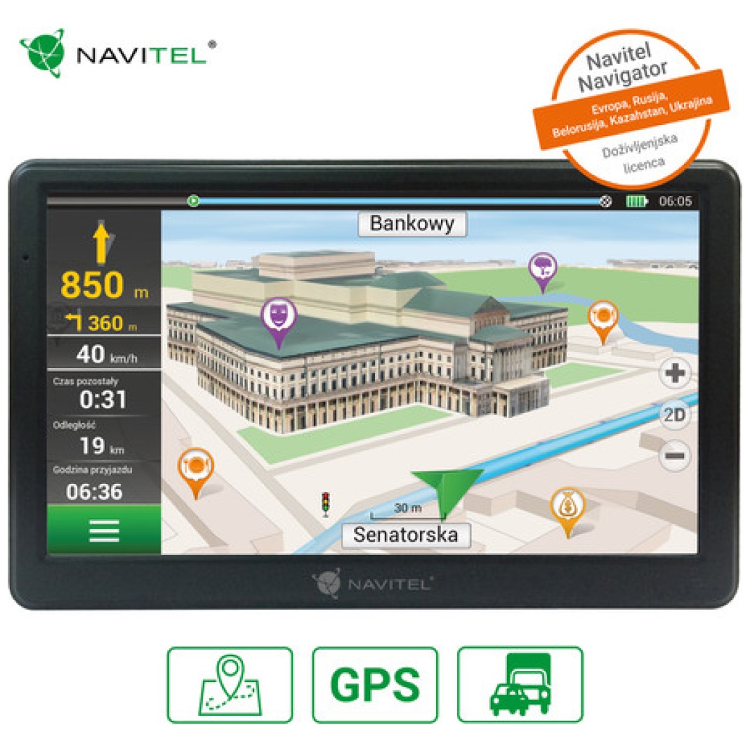GPS navigacija NAVITEL E700