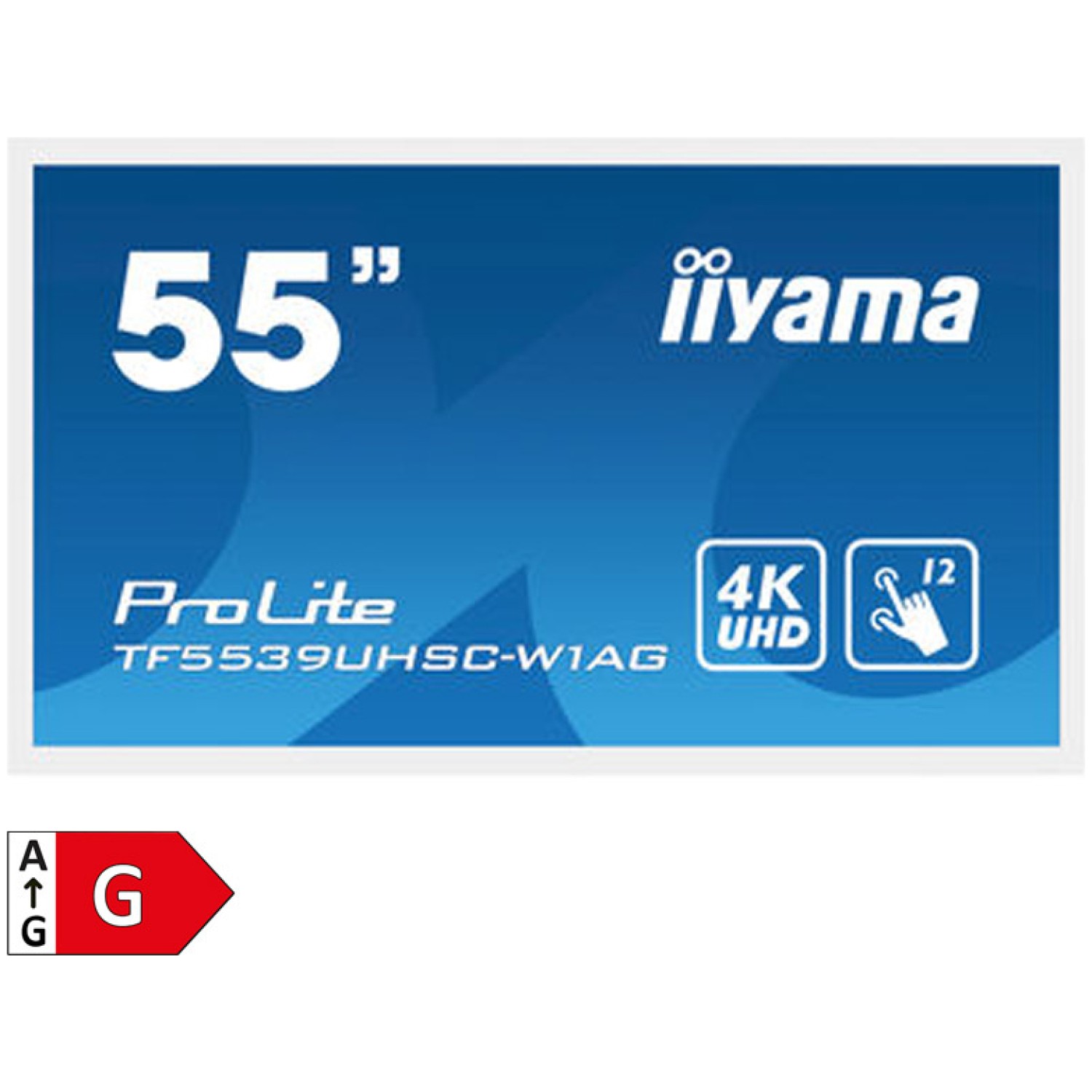 IIYAMA ProLite TF5539UHSC-W1AG 139cm (55") IPS 4K 24/7 informacijski monitor