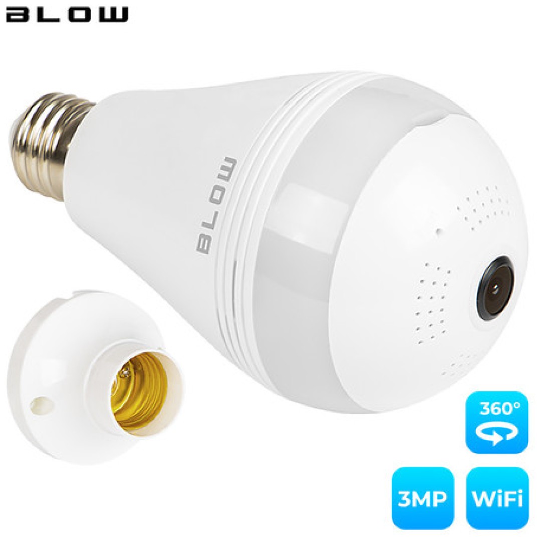 IP kamera + LED žarnica BLOW H-823