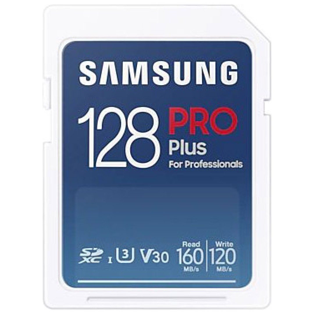 Spominska kartica SDXC 128GB  Samsung PRO Plus 160MB/s 120 MB/s U3 V30 UHS-I (MB-SD128K/EU)