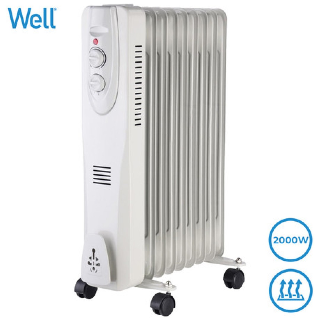 WELL OIL2-2000 prenosni električni oljni radiator