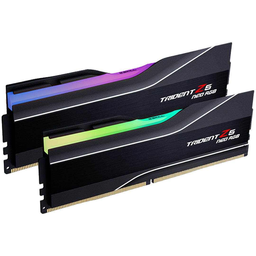 GSKILL Trident Z5 Neo RGB 32GB (2x16GB) 6000MT/s DDR5 CL30 (F5-6000J3038F16GX2-TZ5NR) ram pomnilnik