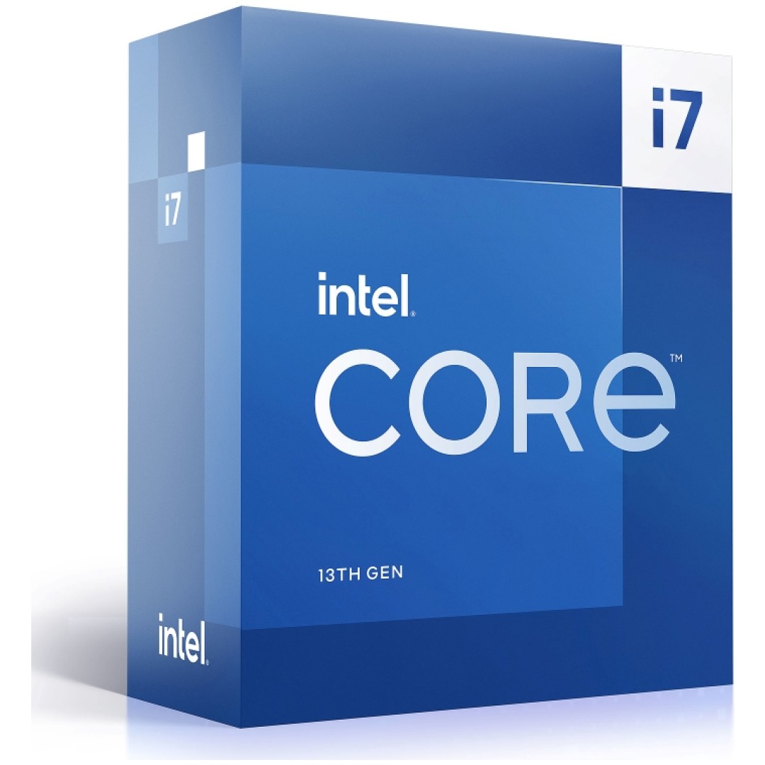 Procesor Intel 1700 Core i7 13700F 16C/24T 2.1GHz/5.2GHz BOX 65W/219W - brez grafike in hladilnika