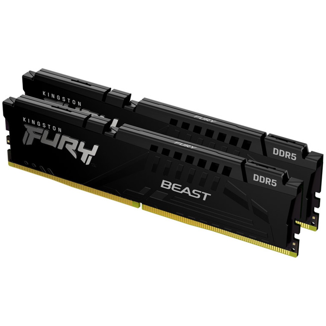 KINGSTON Fury Beast Black 16GB (2x8GB) 5600MT/s DDR5 CL38 EXPO KF556C36BBEK2-16 ram pomnilnik