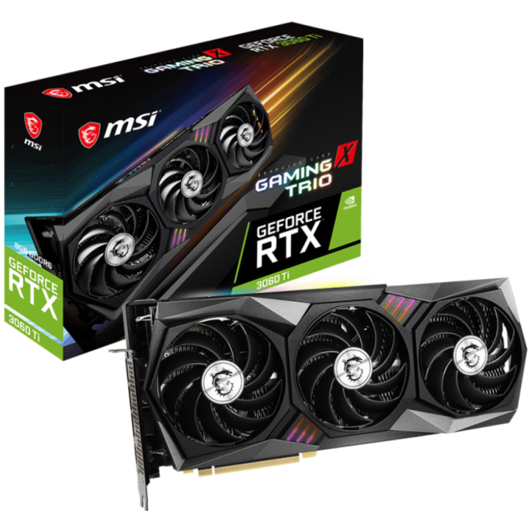 MSI GeForce RTX 3060 Ti GAMING X TRIO 8G grafična kartica