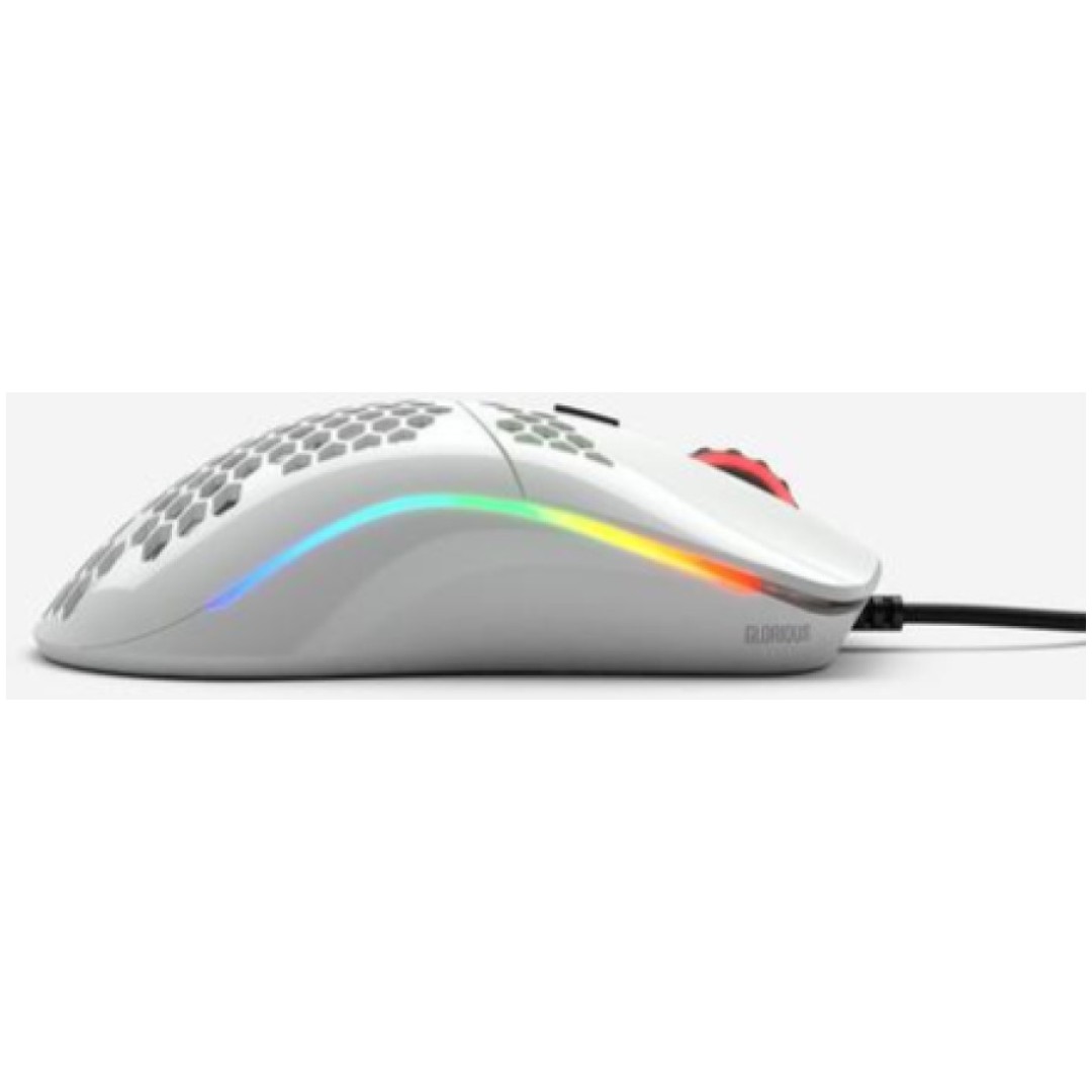 Miš Glorious USB GO-GWHITE M optična gaming 12000DPI RGB bela (GO-GWHITE)