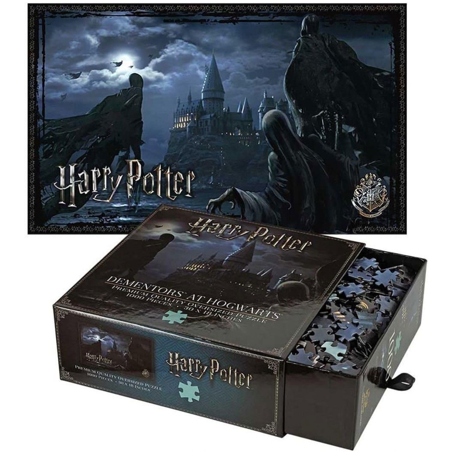 NOBLE COLLECTION - HARRY POTTER - GIFTS - DEMENTORS AT HOGWARTS 1000PC JIGSAW PUZZLE SESTAVLJANKA