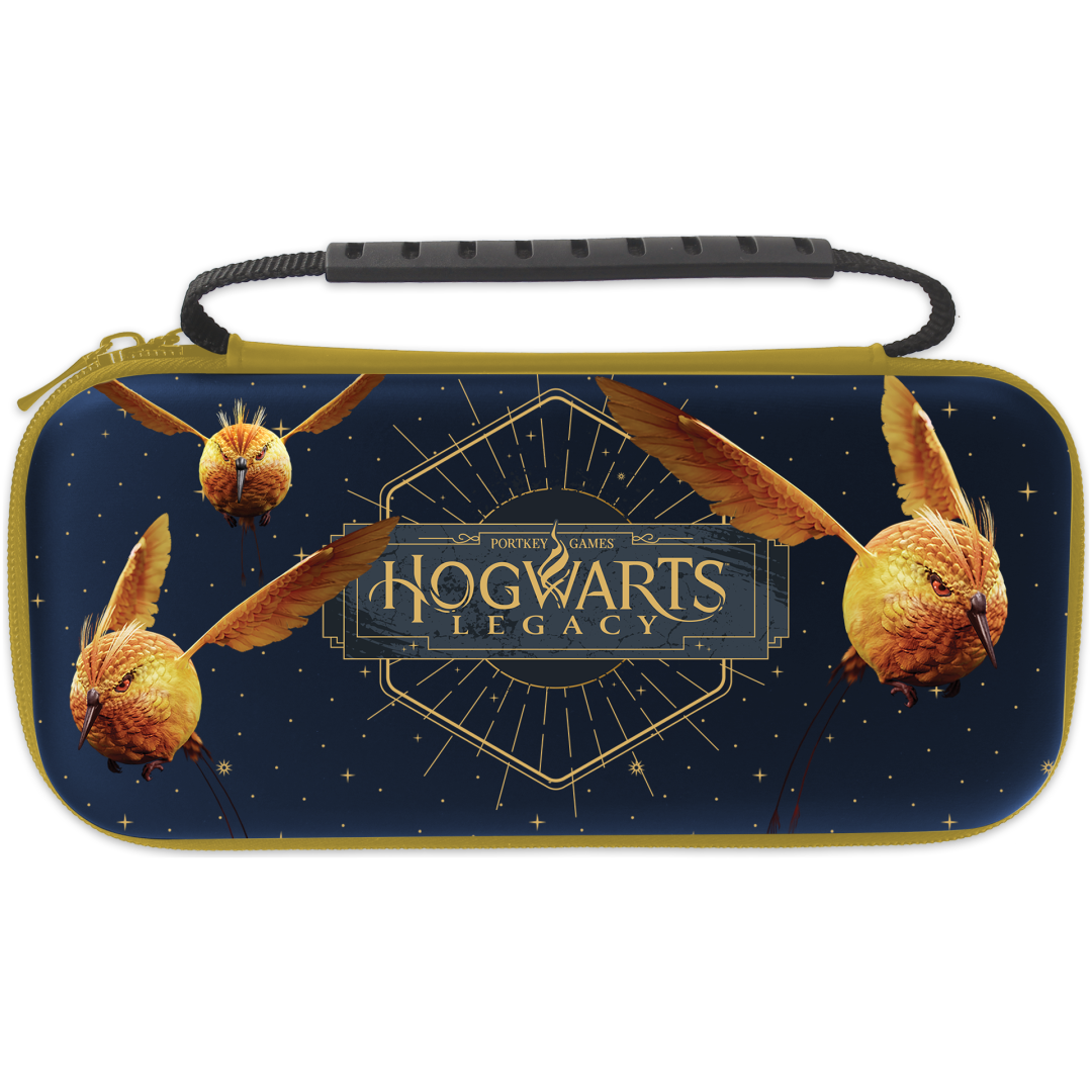 OFFICIAL HOGWARTS LEGACY - XL SWITCH CASE FOR SWITCH AND OLED - GOLDEN