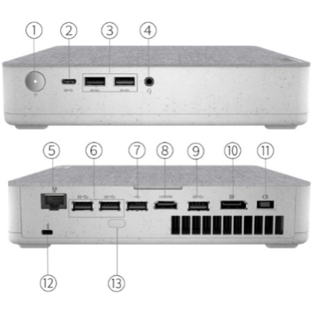 Računalnik Lenovo Mini M70q i5-12400T/Q670/8GB/256GB/Intel 730 HDMI DP USB-C/BT WiFi RJ45/90W-89%/DOS 90UB000LGF