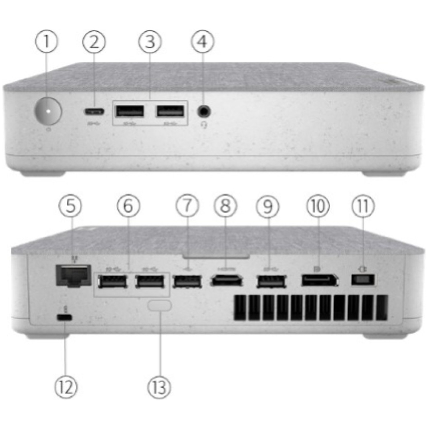 Računalnik Lenovo Mini IC5 i5-12400T/Q670/8GB/256GB/Intel 730 HDMI DP USB-C/BT WiFi RJ45/90W-89%/DOS 90UB000LGF